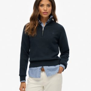 Essentials Slim Half Zip Knit