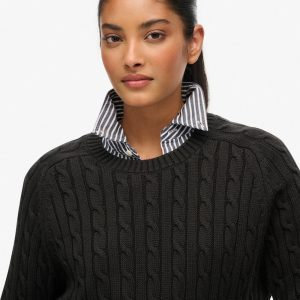 Slouchy Cable Knit Jumper