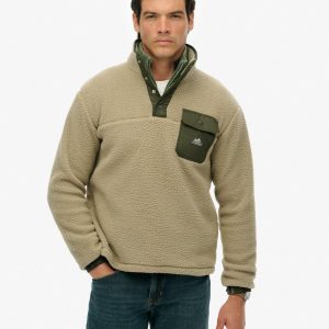 Fuji Fleece Half Popper Jumper