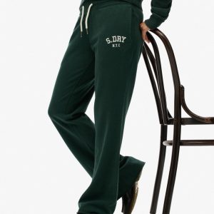 Athletic Embroidered Flare Joggers
