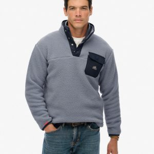 Fuji Fleece Half Popper Jumper