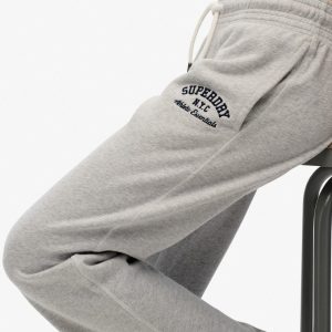 Athletic Embroidered Flare Joggers