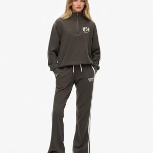 Athletic Stripe Flare Joggers