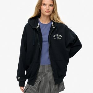 Athletic Essentials Oversized Zip Hoodie