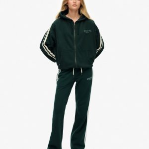 Athletic Stripe Flare Joggers