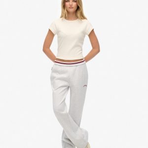 Athletic Essentials Logo Low Rise Flare Jogger