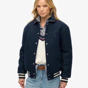 Country Club Wool Bomber Jacket