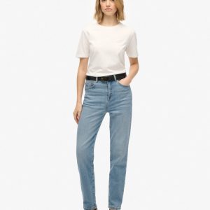 Organic Cotton High Rise Mom Jeans