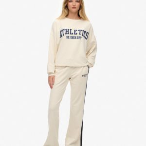 Athletic Stripe Flare Joggers