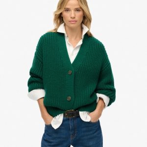 Chunky V-Neckline Cardigan