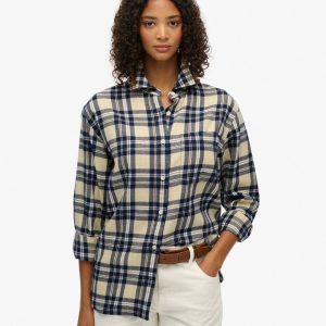 Check Flannel Boyfriend Shirt