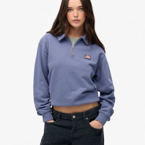 Athletic Collared Half Zip Jumper