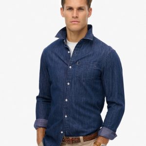 Essential Long Sleeve Denim Shirt
