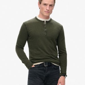 Long Sleeved Jersey Grandad Top